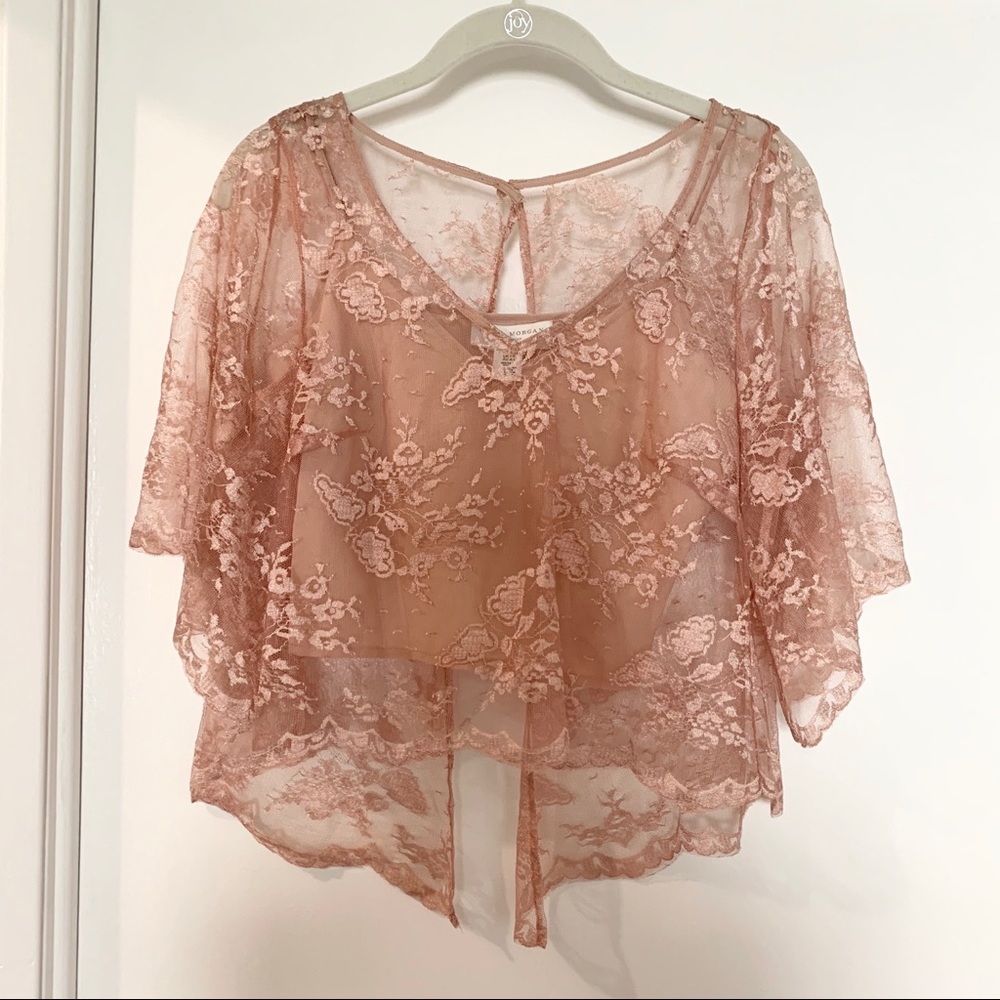 Blush Lace Top
